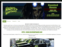 Tablet Screenshot of hauntednightmare.com